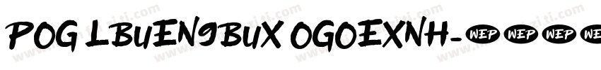 pog lbuen9bux ogoexnH字体转换